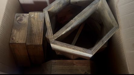 Hexagonal Floating Wall Shelves – Unused, Boxed