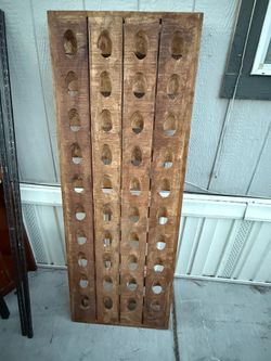 Pottery barn french riddling wine rack