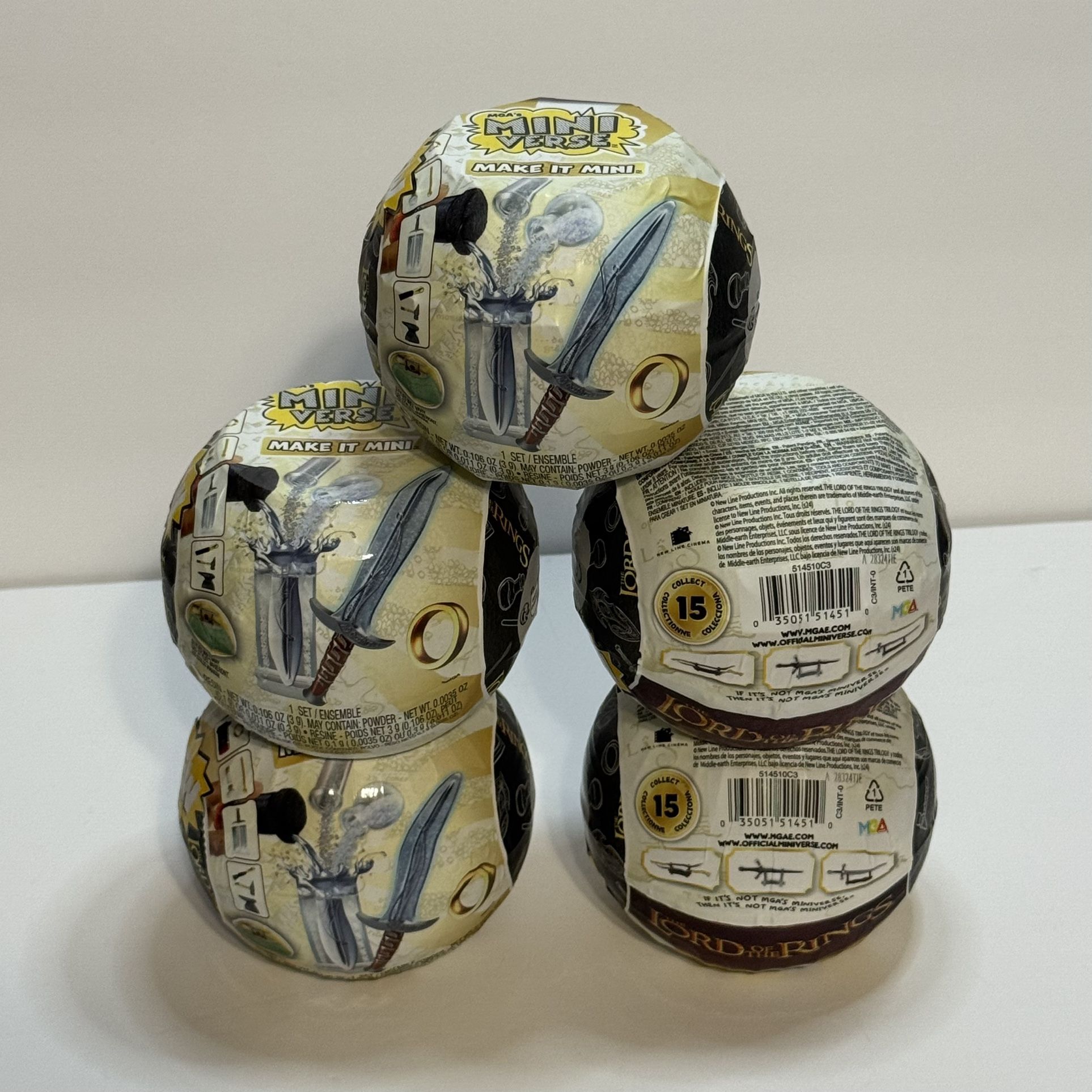 LORD OF THE RINGS MGA MINIVERSE MAKE IT MINI MYSTERY BOX 