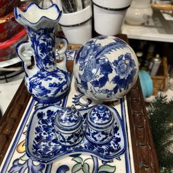 Misc. White & Blue House Hold 