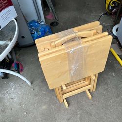 Tv Trays And Holder 