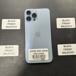 Black Friday Sale! iPhone 13 Pro Max 128gb Unlocked 