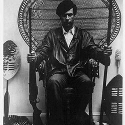 Vintage 60's Peacock Chair Made Famous By Huey Newton " Minister Of Defence Of The Black Panthers Party And Founder"