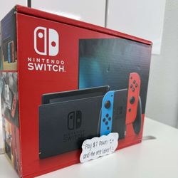 Nintendo Switch V2 Gaming Console New - Payments Available - Pay $1 Down To take It home