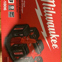 Brand New Milwaukee Six-pack Battery Charger 