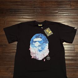 Black Bape Shirt, Cherry Blossom Designs