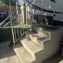 Fiberglass Mobile Home  Stairs