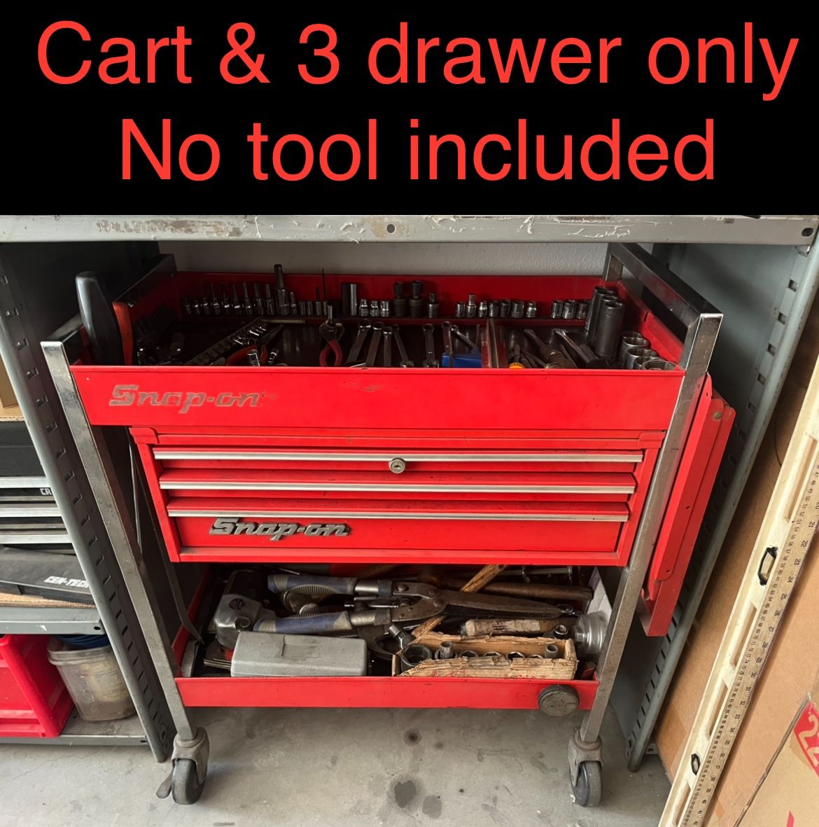 Snap on Tool Box Cart Only $400 Firm No Tools Included Near Murrieta Hot Springs & 215 Fwy