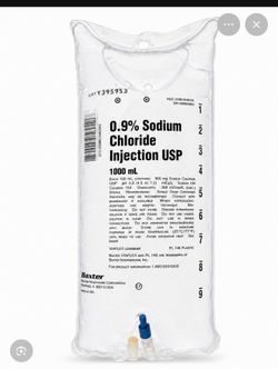 Normal saline 1 liter fluid NS