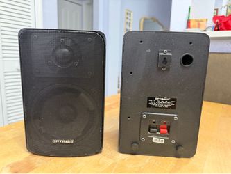 Rare Optimus 77 X77 110W Pro Bookshelf Speakers