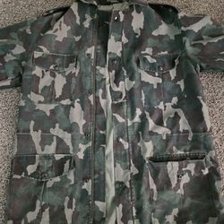 Military Camo Jacket – $40 Shipped / $30 Local