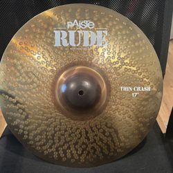 Paiste Rude Thin 17” Crash Cymbal 