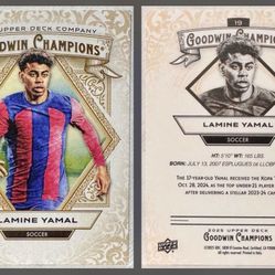 2025 Upper Deck - Lamine Yamal - Goodwin Champions