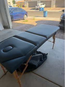 Massage table.