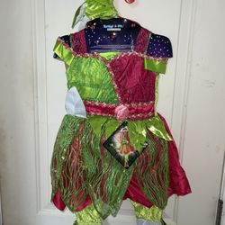 Pink & Green Fairy 3-4 Y/O