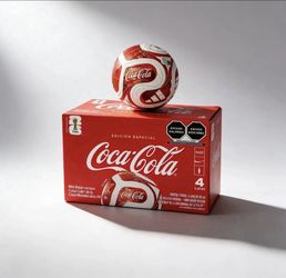 Coca-Cola FIFA World Cup 2026 Mini Soccer Ball Promo Pack Box Set New