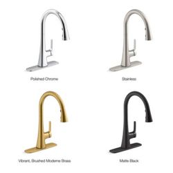 Kohler Guild Pull-Down Kitchen Faucet with 3-Function Sprayhead – Brand New