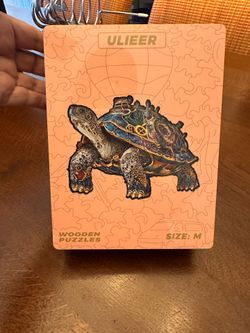 New Wooden Puzzle Turtle Size Medium