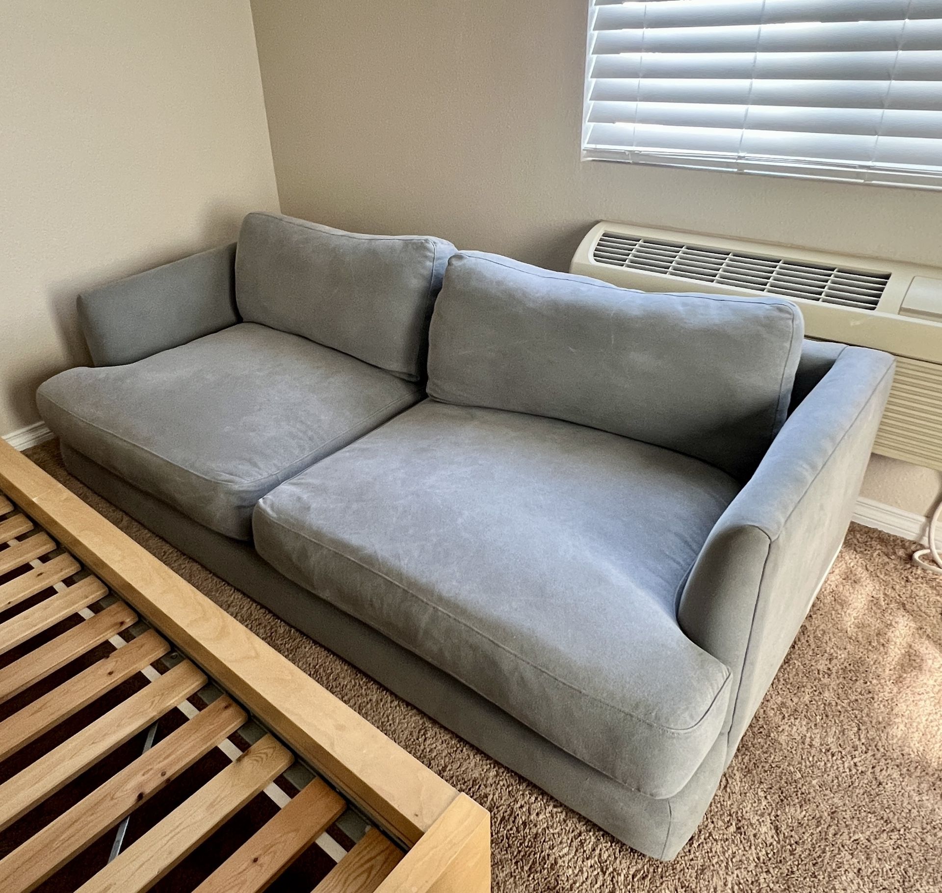 West Elm Sofa β Feather Gray β Light Damage β $625 OBO