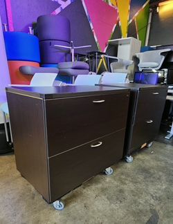 2 Drawer Lateral File Cabinets **Each**
