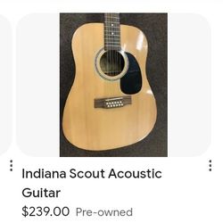 Indian Scout Acoustic Guitar 