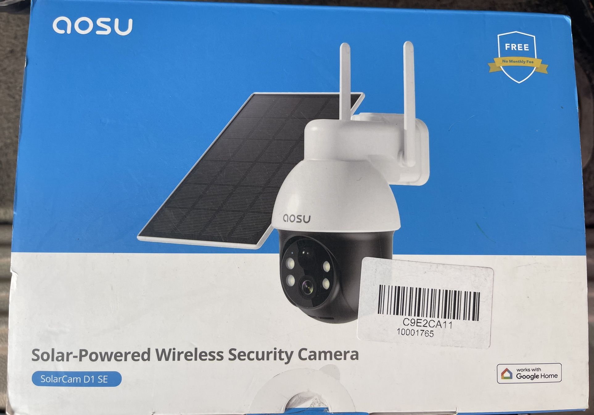 AOSU Solar Security Camera Wireless Outdoor System, for Sale in Santa ...