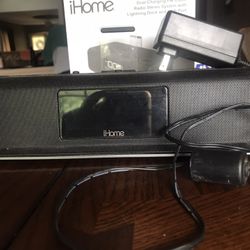 FM Clock Radio Stereo With Lightning Dock UBS PORT