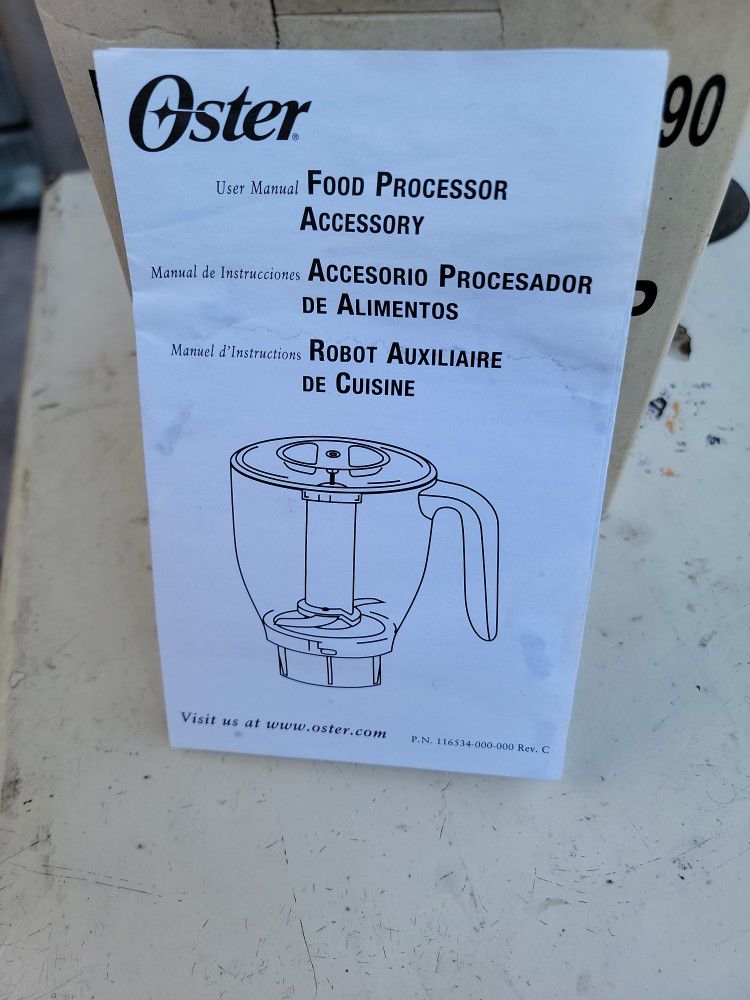 Oster food processor replacement parts for Sale in San Jose, CA - OfferUp