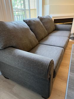 Gray Fabric Sofa - Great Condition