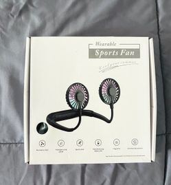 Wearable Sports Fan, a portable,