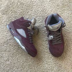 Size 7 Jordan 5s With Box