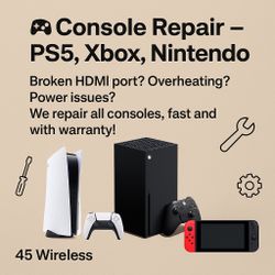 Gaming Console Repair - PS5, Xbox, Nintendo 