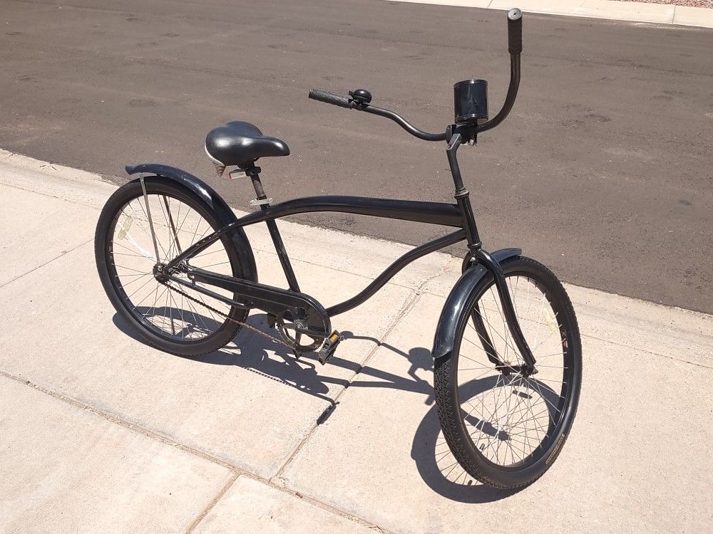 Men's 26 Inch Extended Frame Sikk Beach Cruiser Bike