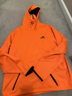 Mossyoak Hunter Orange Hoodie W/builtin Harder. Has 2 Zipper Pockets, Size:XL