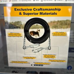 Stainless Steel Dog Cable