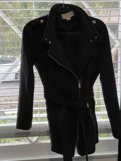 MK Black Trench Coat Rain 