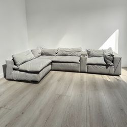 GREY CLOUD COUCH SECTIONAL SOFA