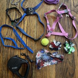 Small Dog Harnesses, Collars, Neck Scary, Collar Decorative Festive Bows