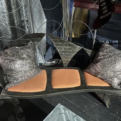 MidCentury Modern Metal Sofa