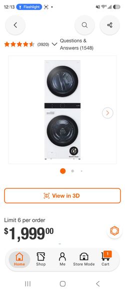 Lg stackable washer dryer