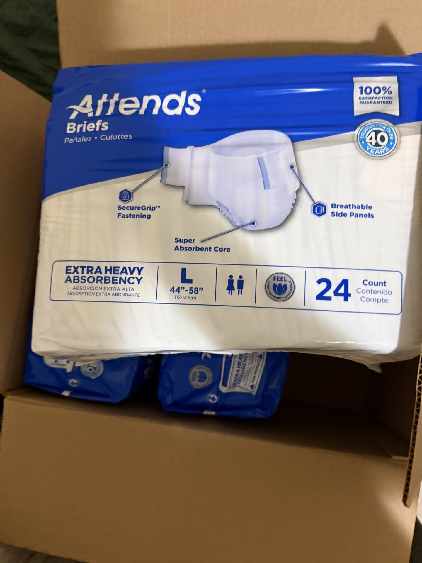 Attends Briefs Adult Diapers (Underwear Style) 