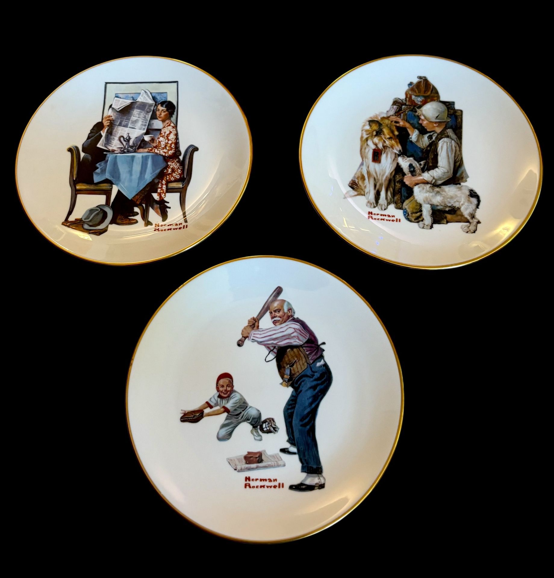 Norman Rockwell Collectible Plates