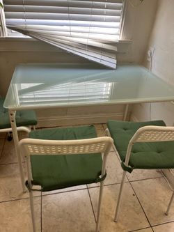 Glass table Ikea