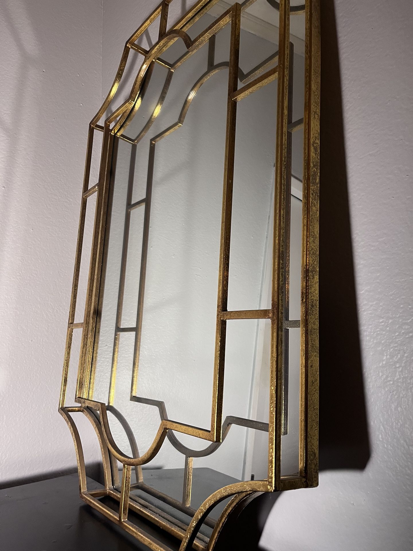 Big Gold Mirror/ Vintage