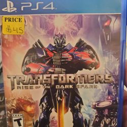 Ps4 Games - Transformers,  Injustice 
