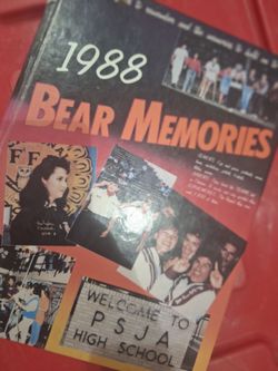 1988 PSJA Bears High School Memories Yearbook