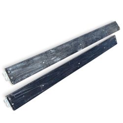 Pair of Black Bed Rails with brackets or hooks