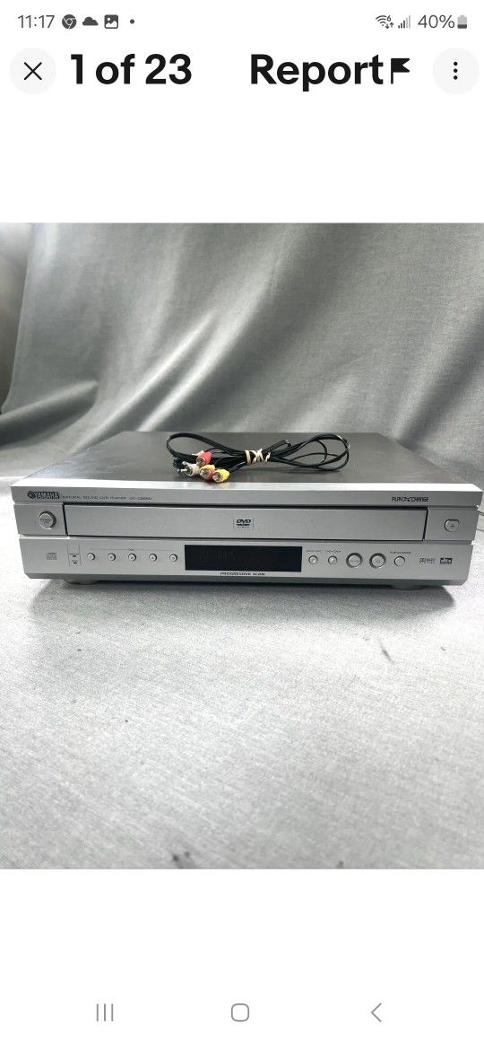 Yamaha Progresaive. Scan CD/DVD Player