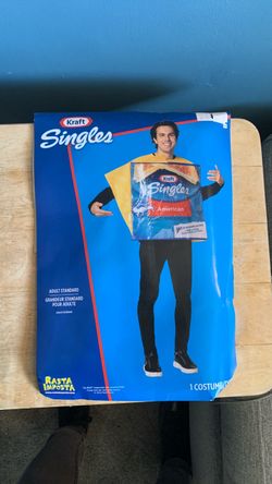 HALLOWEEN KRAFT SINGLES CHEESE SLICE ADULT SIZE COSTUME