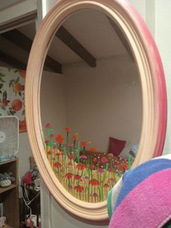 Painted mirror